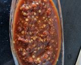 A picture of step 5 of لال چٹنی.