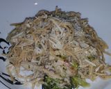 A picture of step 4 of "Lemon Pepper Chicken Alfredo".