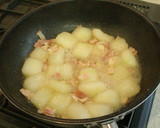 A picture of step 3 of Bacon and Winter Melon in Cream Sauce.