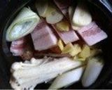 A picture of step 2 of Red Hot! Kimchi Jjigae.