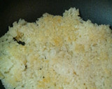 A picture of step 2 of Crispy Rice with Easy Spring Cabbage Ankake Sauce.