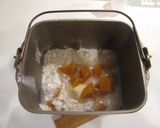A picture of step 2 of Kabocha Bread in a Bread Maker.
