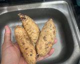 Foto langkah ke 1 dari resep Ubi Cilembu Panggang with Butter ala Gita.
