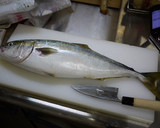 A picture of step 2 of Let's Prepare a Fish! How to Make Amberjack Sashimi.