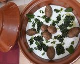 A picture of step 4 of Fried Kibbeh with Yogurt Sauce.