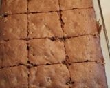 A picture of step 10 of peanut butter banana Chocolate chip cookie bars.