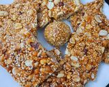 A picture of step 9 of Till or Badam ki Chikki.