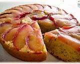 A picture of step 6 of Oil-Free Tea and Apple Rice Cooker Cake.