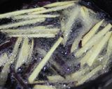 A picture of step 1 of Salty Sweet Potato Sticks.