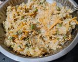 A picture of step 2 of Paneer cheese sandwich Easy sandwich for kids.