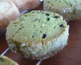 A picture of step 8 of Simple Sesame-Scented Matcha Shortbread.