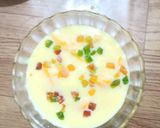 A picture of step 3 of Kesar Mango custard.