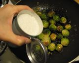 A picture of step 6 of Simple! Brussels Sprouts Garlic Butter Grill.