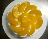 A picture of step 6 of Fall Fruit Decorated Cake.