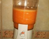 A picture of step 2 of Mandarin Orange Jam.