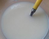 A picture of step 3 of Vickys Coconut & Raspberry Muffins, GF DF EF SF NF.