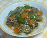 A picture of step 6 of Crispy Rice with Easy Spring Cabbage Ankake Sauce.