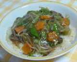 A picture of step 6 of Crispy Rice with Easy Spring Cabbage Ankake Sauce.