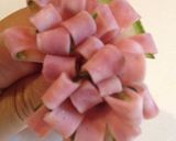 A picture of step 9 of Ham Flowers for Filling Gaps in Bento.