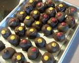 No Bake Chocolate Peanut Butter M&M Balls recipe step 3 photo