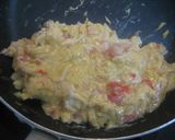 A picture of step 3 of Umami-Rich Fluffy Dashimaki Tamago With Crabsticks and Mentsuyu Sauce.