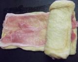 A picture of step 3 of Pork and Aburaage Rolls.