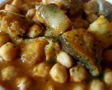 Foto del paso 29 de la receta Garbanzos con bacalao y toque de aceite de perejil y ajo