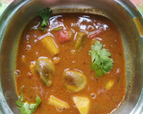 முருங்கைகாய் உருளைகிழங்கு 🥔கத்தரிக்காய்🍆 புளிகுழம்பு ரெசிபி ஸ்டேப் 10 புகைப்படம்