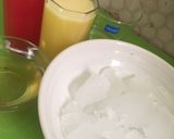 A picture of step 1 of Pineapple and watermelon lemonade.