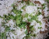 A picture of step 7 of Panjabi Kadhi Pakora & Jira Rice.