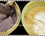 Foto langkah ke 4 dari resep Ogura Cake Zebra with Coconut Milk.