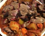 A picture of step 4 of California Farm Grilled Lamb Shank Dinner.