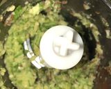 A picture of step 2 of Raw mango coriander chutney.
