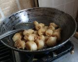 A picture of step 1 of Rogan Josh Soya chaap.