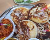 A picture of step 7 of Onion Uttapam, Sambar, Chutney,.