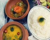 A picture of step 5 of Daal chawal.