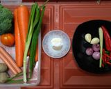 Foto langkah ke 1 dari resep Tumis Brokoli wortel Basis.