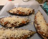 Foto del paso 7 de la receta: Berenjenas rellenas con carne picada y verduras