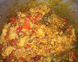 A picture of step 3 of Egusi soup.