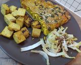 Une image de l'étape 7 de Quiche poireaux carottes.