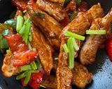 A picture of step 7 of Crispy Chilli Baby Corn.