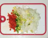 Foto del paso 1 de la receta: Tortilla de fideos a la pizza 🍝