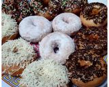 Foto langkah ke 5 dari resep Donat Vegan.