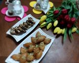 صورة لخطوة 4 من وصفة مخدات السميد