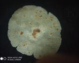 A picture of step 11 of Bajra roti with malai mirchi.