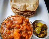 A picture of step 5 of Shahi Rasiley Aloo.