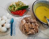 Foto langkah ke 6 dari resep Garang Asem Ayam dan Telur Asin.