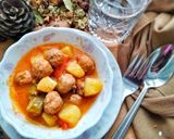 Foto langkah ke 9 dari resep Sebzeli sulu köfte (bakso kuah dg sayuran).