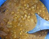 A picture of step 3 of Raw banana and Chana dal sabji.