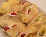 A picture of step 15 of Pancake Mix Strawberry Crepes.